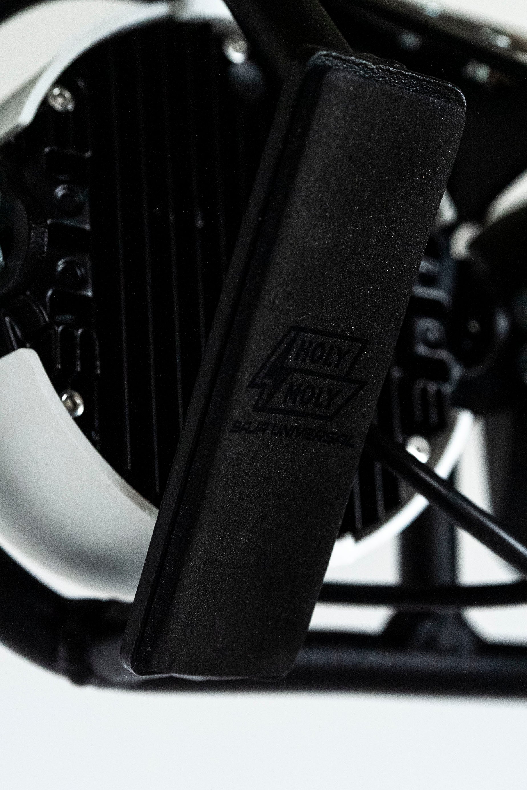 Black powder coated Baja universal headlight