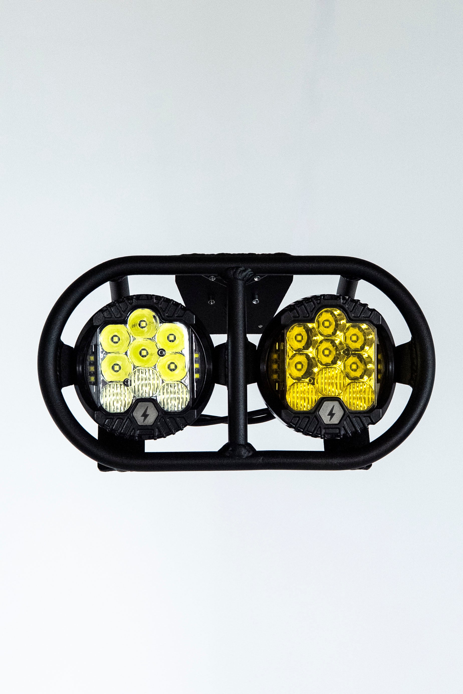 Black powder coated Baja universal headlight
