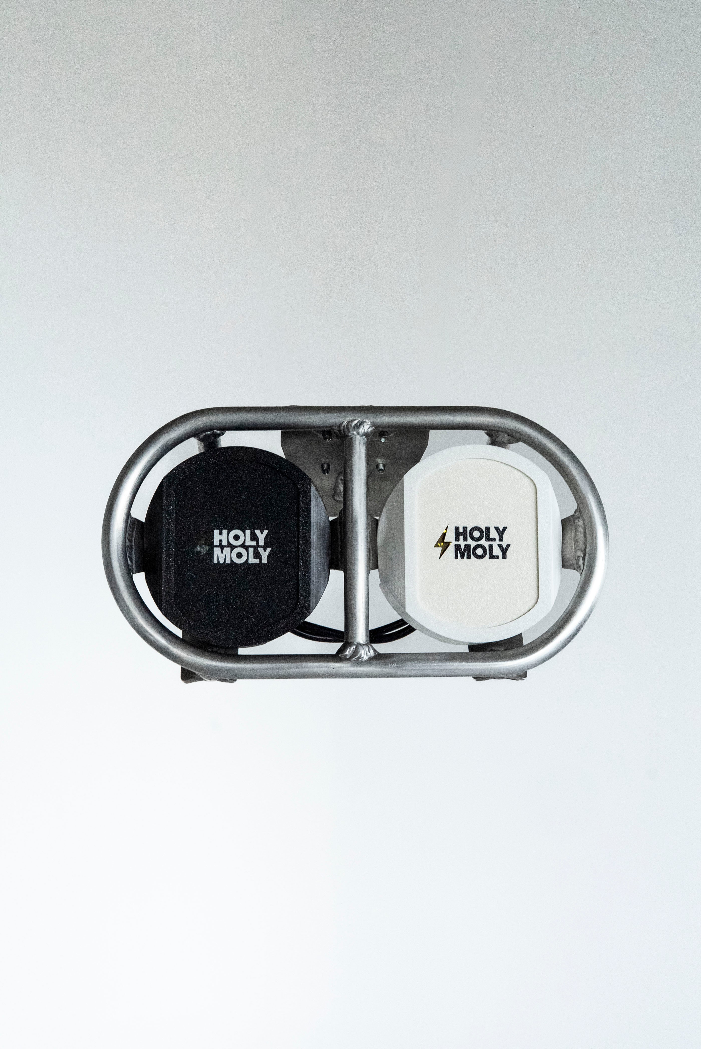 Brushed aluminium Baja universal headlight