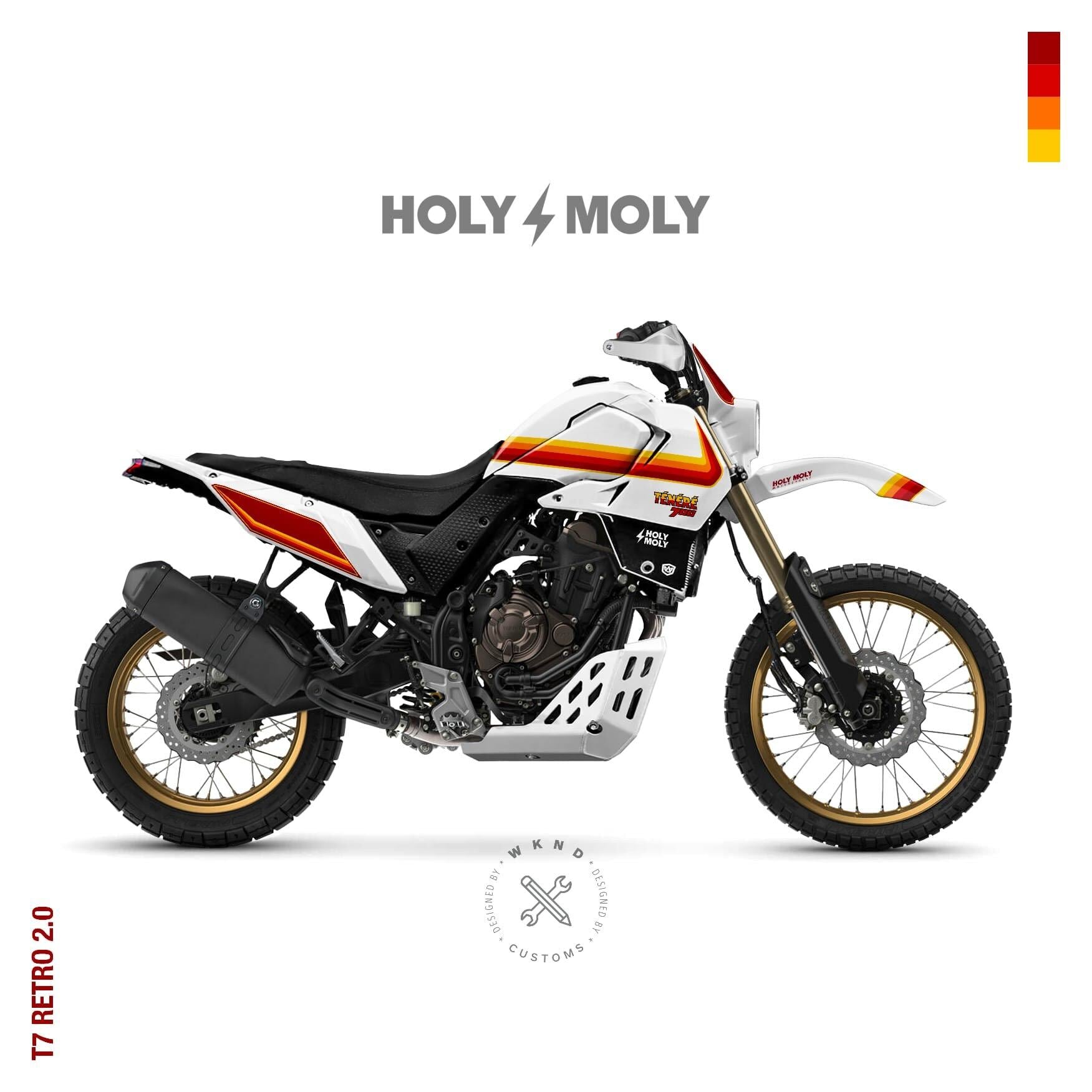 Retro 2.0 White / Red